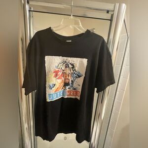 Juicewrld Vintage Teeshirt - L - Black - Red - Blue
